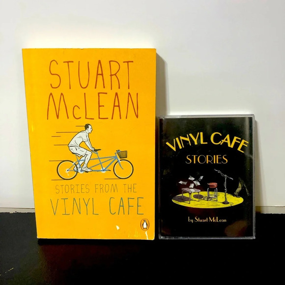 5/$25 Stuart McLean Stories From The Vinyl Cafe Softcover Book Novel 2 Cassettes - Picture 1 of 9